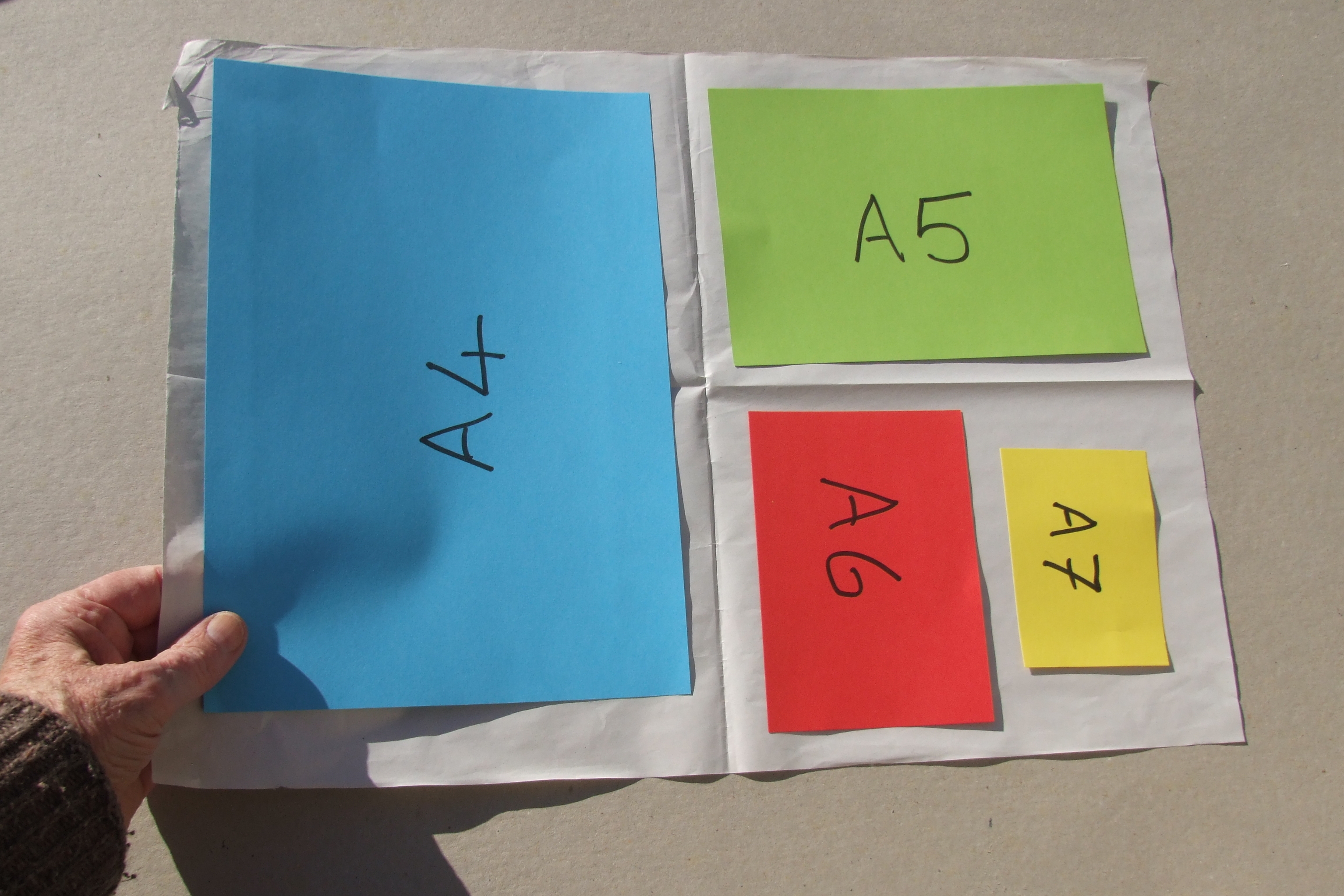 Cutting suggestion for newsprint