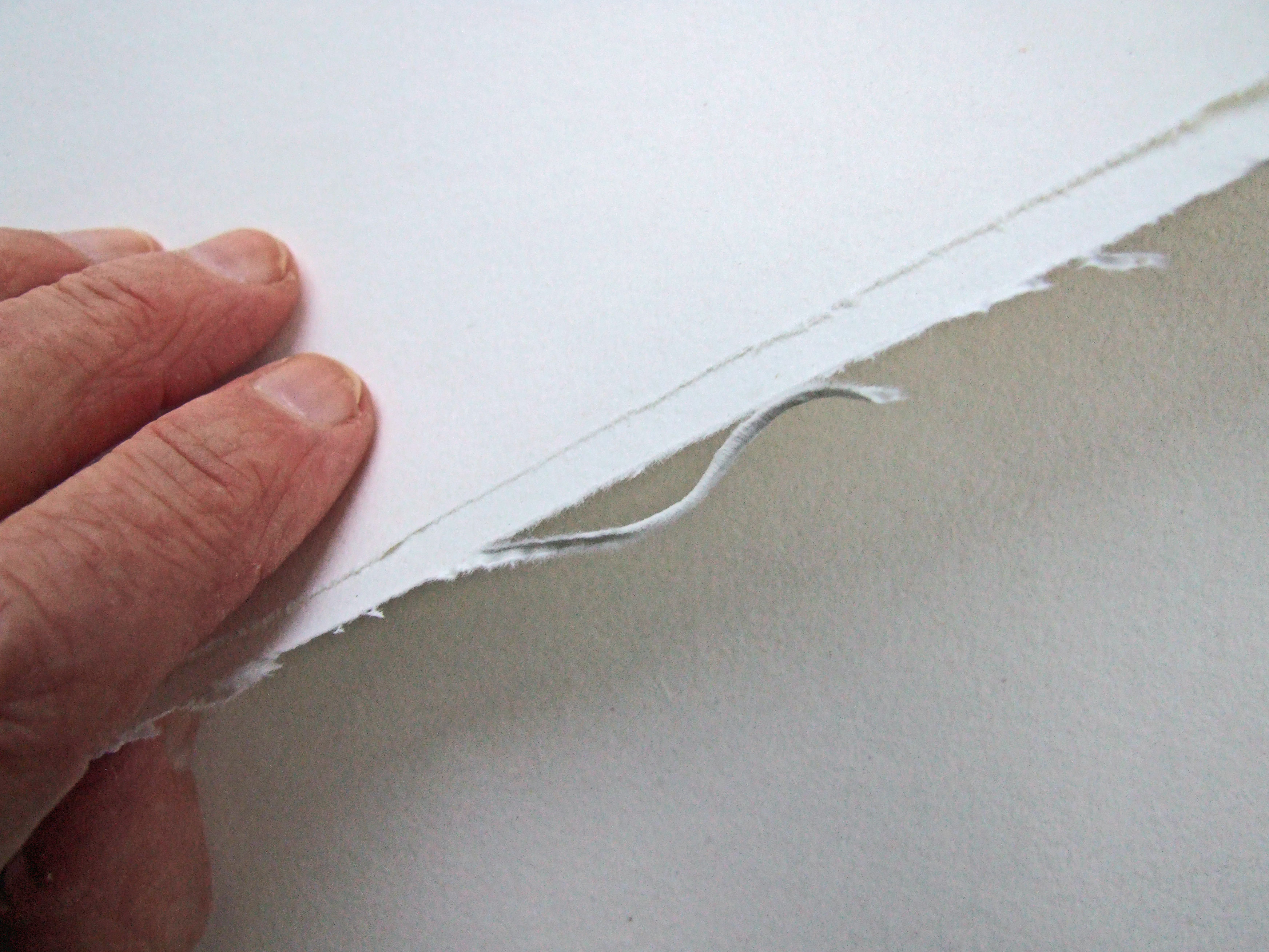 Paper threads need to be removed