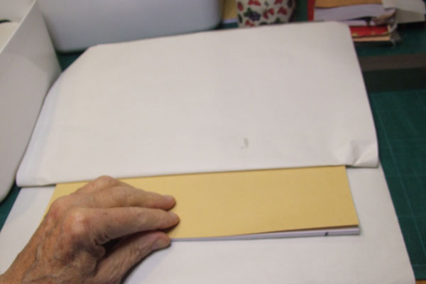 The platform is proteced with chip paper