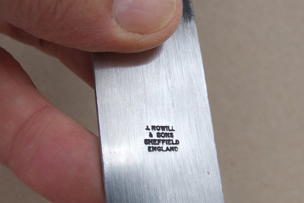 John Nowill & Sons stamp on a paring knife